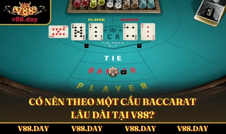 Có nên theo một cầu Baccarat lâu dài tại V88?