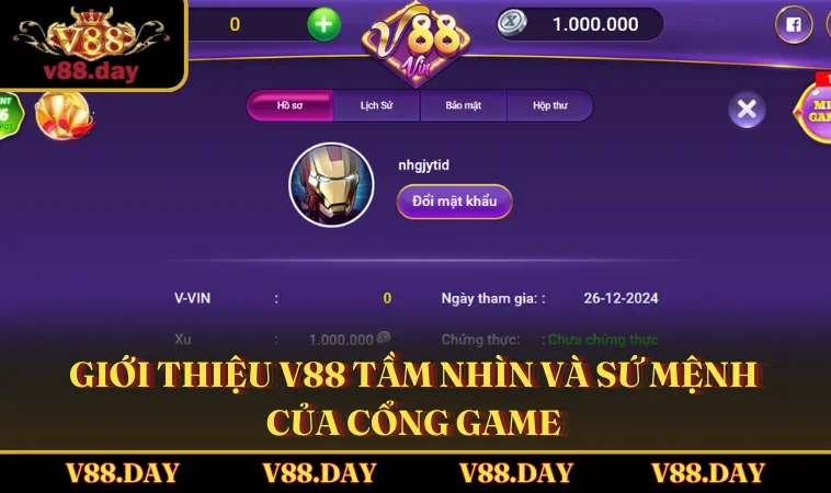 Giới thiệu V88 tầm nhìn và sứ mệnh của cổng game