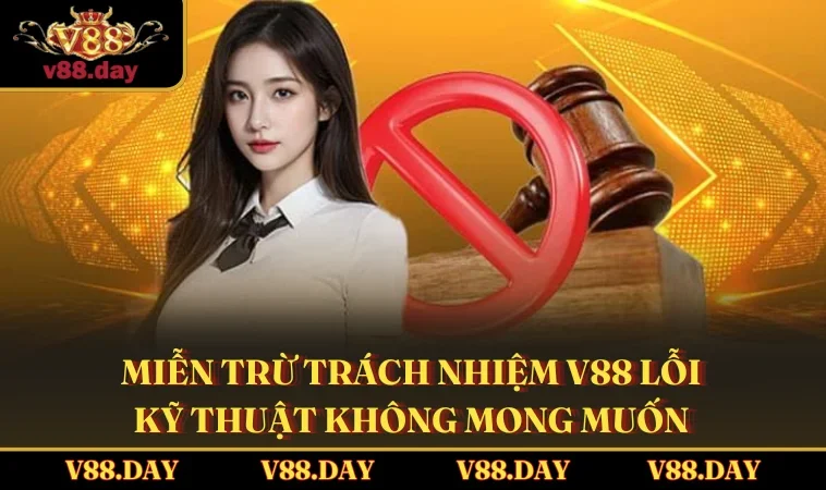 mien tru trach nhiem v88 loi ky thuat khong mong muon Miễn trừ trách nhiệm V88 lỗi kỹ thuật không mong muốn